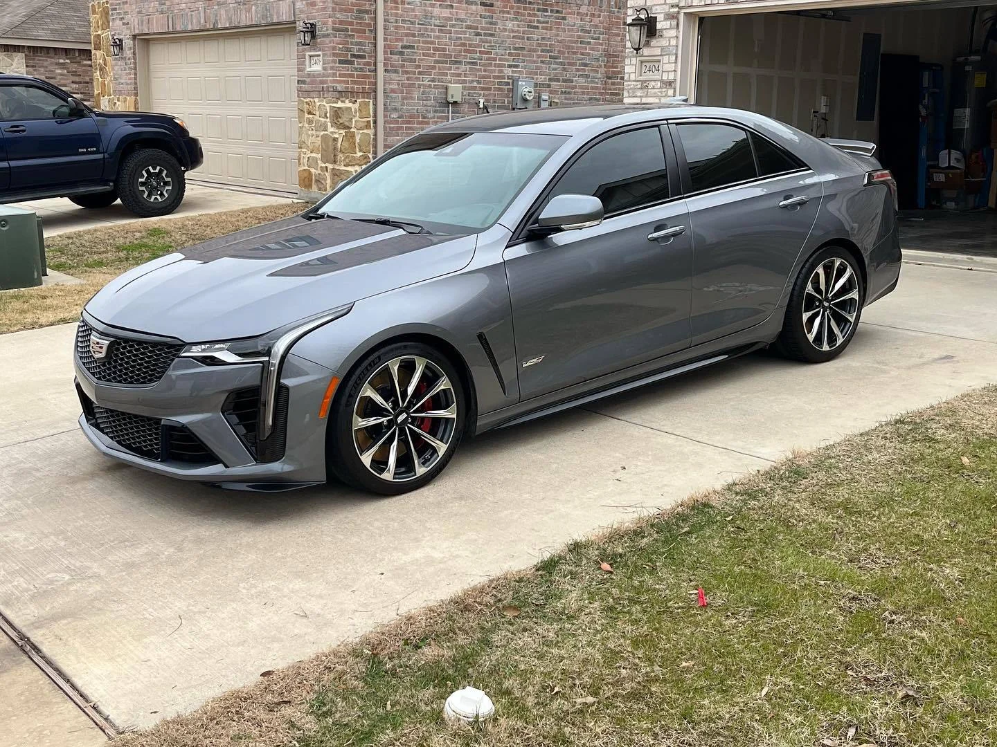 Silver Cadillac CT5-V after premium exterior detailing