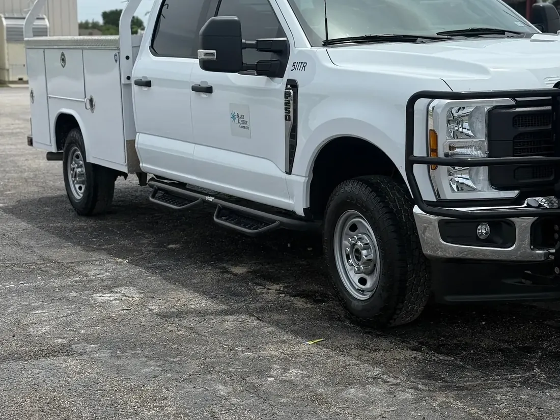 Ford Super Duty work truck after mobile detailing