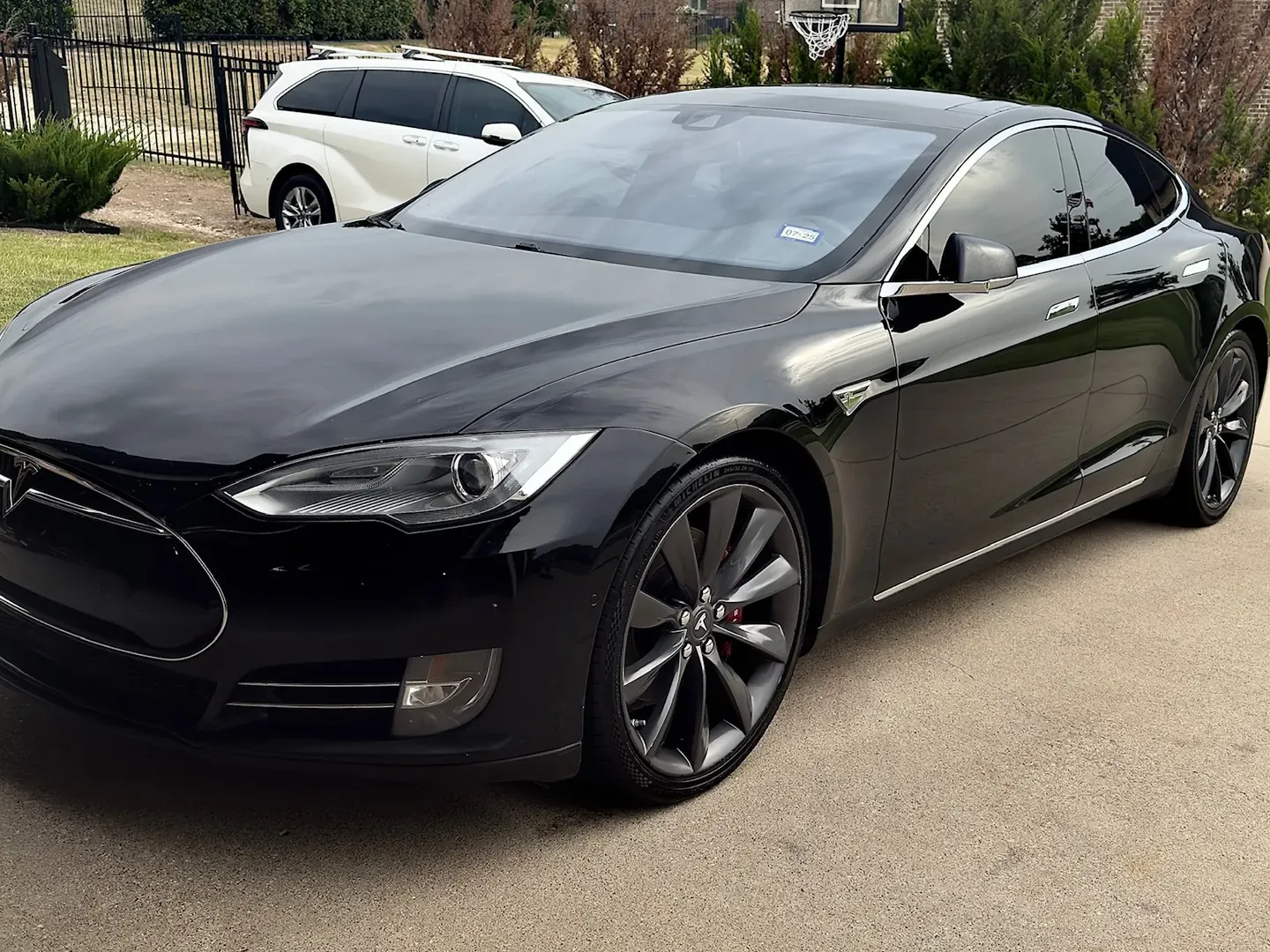 Tesla Model S after exterior detailing by Shelby's Detailing